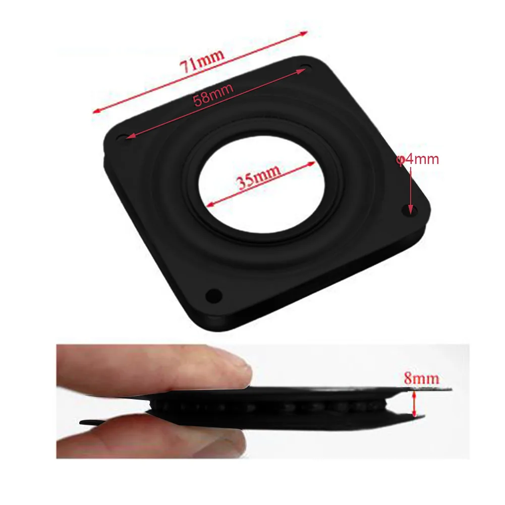 Description Picture 6 of item360 Degree Rotating Hollow Turntable Plate 3 4 6 Inches Heavy Duty Metal Bearing Swivel Chassis Slides Furniture Hardware