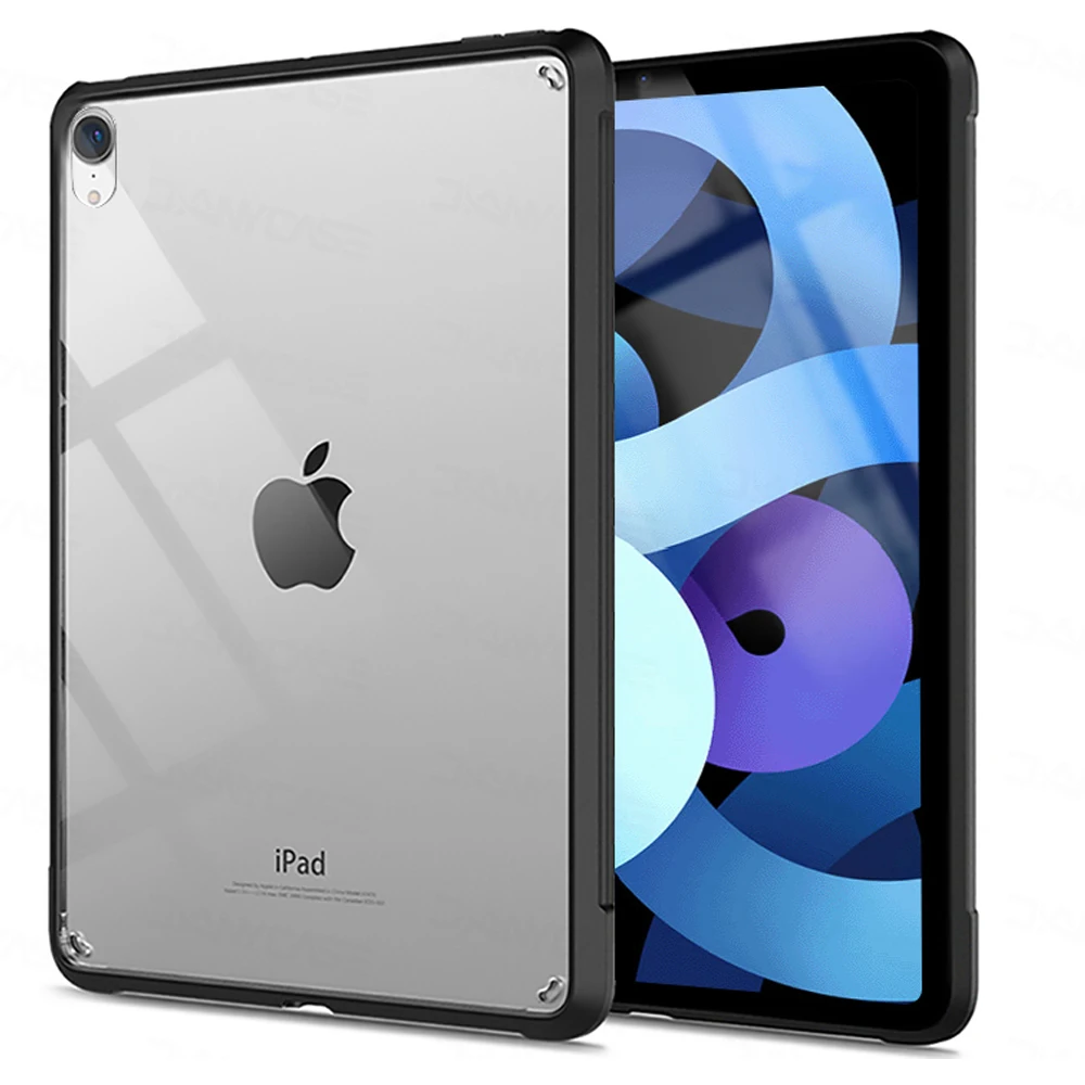 Capa de Silicone Transparente para iPad, Caso