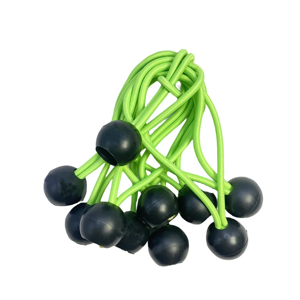 5.91Inch Bungee Cords with Ball Tent Elastic Rope Strap Rubber Band Fixed Strap Cargo Waterproof Cloth Tie Down Rope 10/30/50Pcs bungee cords