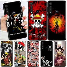 

Japanese Anime One Piece For Motorola Moto G G60 G60S G50 G40 G9 G10 E7i E6S Power Edge 20 E20 2021 X3 S Pro Black Phone Case