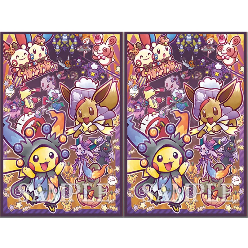 67X92Mm 60Pcs Laser Anime Card Sleeves Protezione Per Carte Da Gioco Da Tavolo Per Mtg/Dtcg/Ptcg/Pkm Art Anime Printing Card Sleeves Protect