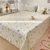 1 pc Cherry Bed Sheet for Spring High Quality Soft Fabric Sheets Flowers Flat Bed Sheet for Girls Kids Bedding (No Pillowcase) 4