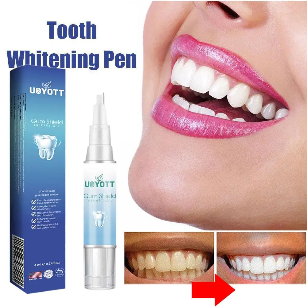 

4ml Oral Care Teeth Whitening Essence Pen Bleach Dental Plaque Use Gel Easy Stains Fresh Safe Remove Breath to U4R8