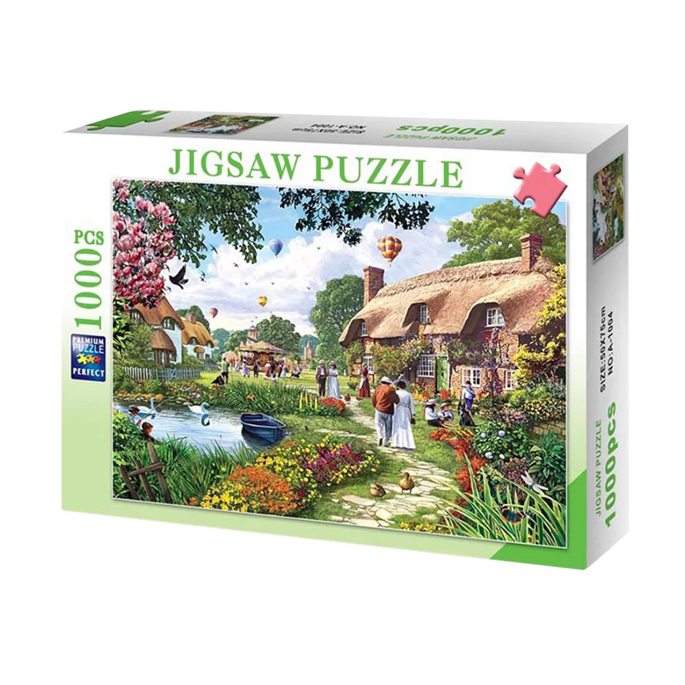 1000-Piece-Funny-Jigsaw-Puzzle-Creative-Design-Beautiful-Scenery-Puzzle ...