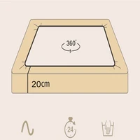 Coral Velvet Bedsheet  Bedspread  Milk Velvet Mattress Protective Cover  Winter Plush Insulation Bedspread 2