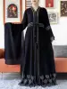110502-5dd34d.jpg Robe élégante en mousseline de soie pour femmes, tissu de haute qualité, ample, ouvert, Abaya avec fermeture éclair, vêtements musulmans et islamiques, Cardigan, offre spéciale, 2025
