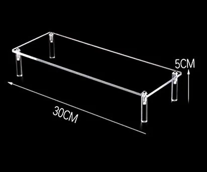 Clear Acrylic Display Stand For Anime Figures Cupcake Shelf Organizer thumbnail 9