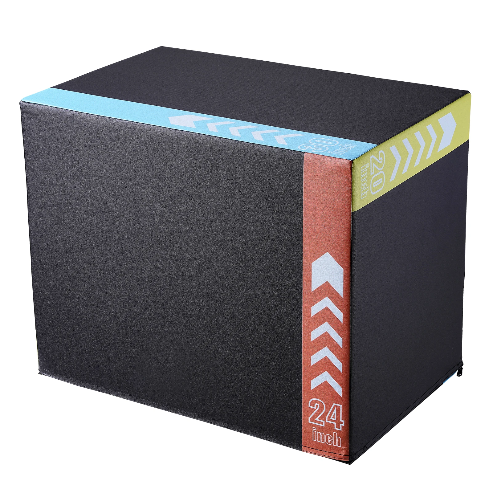 SucceBuy 3in1mousse boîte à sauter stratifométrique exercice de saut entraîneur de saut agilité anti-dérapant Fitness boîte de rehaussement entraînement de gymnastique à domicile