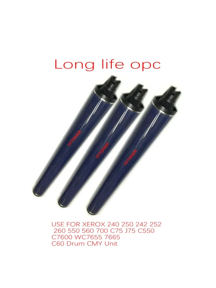 3PC DC240 Color Fuji OPC for Xerox DC 242 250 240 252 260 550 560 700 C75 J75 C550 C7600 WC7655 7665 C60 C70 Drum Unit CMY
