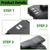 NEW 7.4V 3250mAh QB-44HL Li-ion Battery with Belt Clip for Anytone AT-D878UV Plus D878UV D868UV D858 BTECH DMR-6X2 radio 3