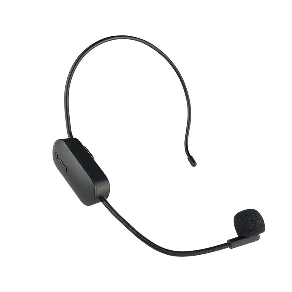 2.4G Wireless Head-mounted Lavalier Microphone Set Transmitter With Receiver for Amplifier Voice Speaker Teaching Tour Guide lavalier microphone wireless microphone headworn microphone