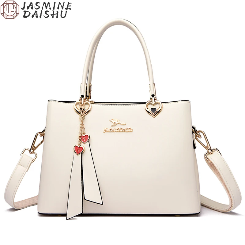 3layer Large Capacity Women's Single Shoulder Bag High Quality Pu