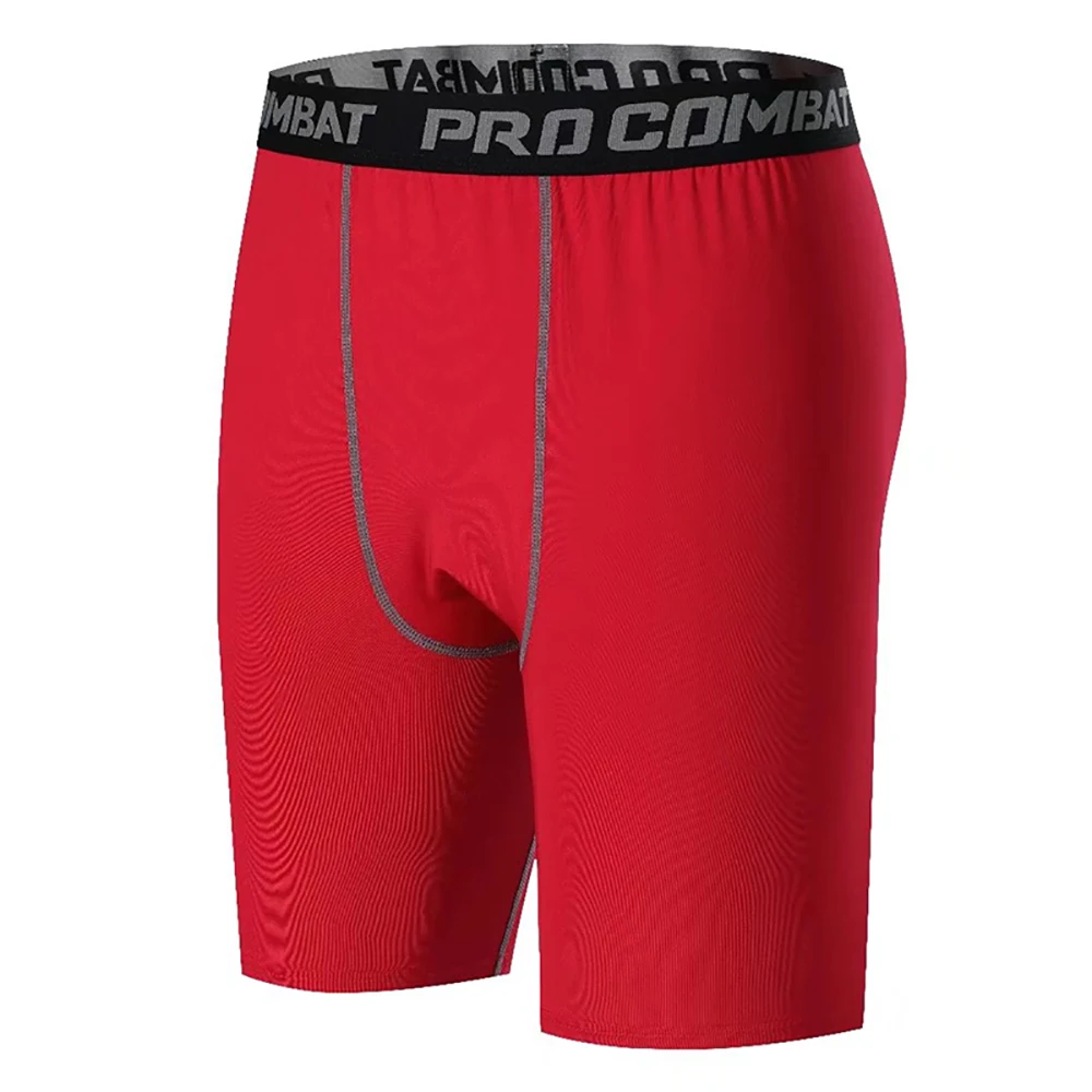 Men Running Marathon Compression Shorts Quick Dry Run Training Fitness Leggings Bodybuilding Tights Sports Men Gym Male
