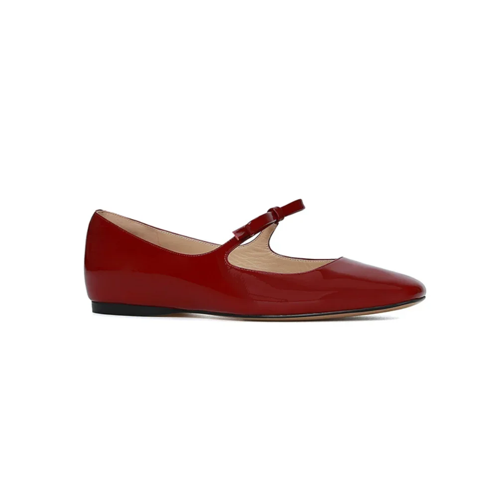Shoes for Women French Bowknot Ballet Flat Shoes with Flat