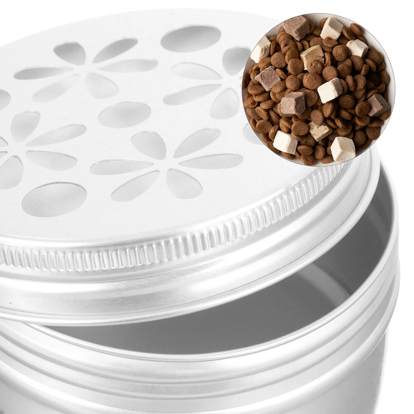 

Dog Scent Work Tins 10Pcs Dog Scent Training Kit Aluminum Smell Training Box Hollow Lids Dog Nose Training Containers Kit