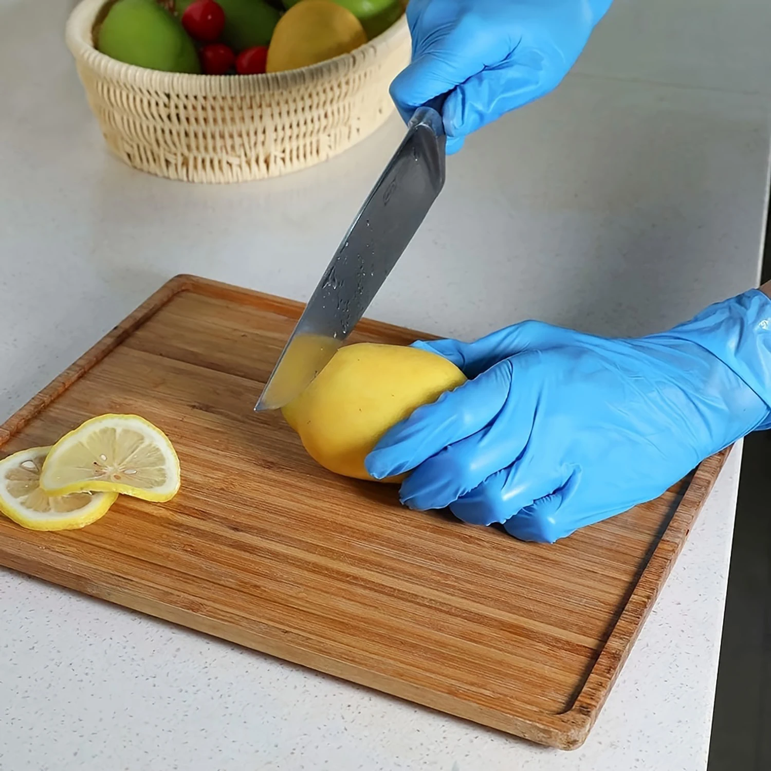 Disposable Gloves Disposable Nitrile Gloves 100/50Pcs Waterproof Oil Proof Anti-static Durable Gloves For Kitchen Cooking Tools