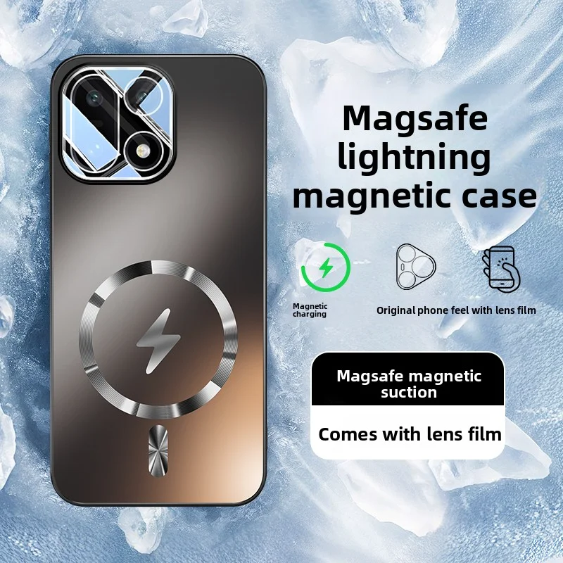 Sure, here's an enhanced product title:

Hard AG Matte Magnetic Wireless Charging Protective Case