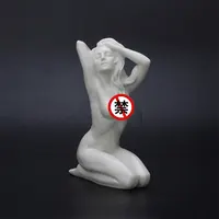 Modern Art Abstract Woman Body Art Sculpture Naked Lady Ceramics Statue Female Nude Figurine Home Decorations Girl Gifts 1