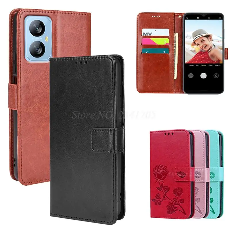 On Carcasas Blackview A52 Book Case Original Leather Magentic Phone Capas Fundas Para Movil Blackview A52 A 52 6.5 "Portafoglio Cover