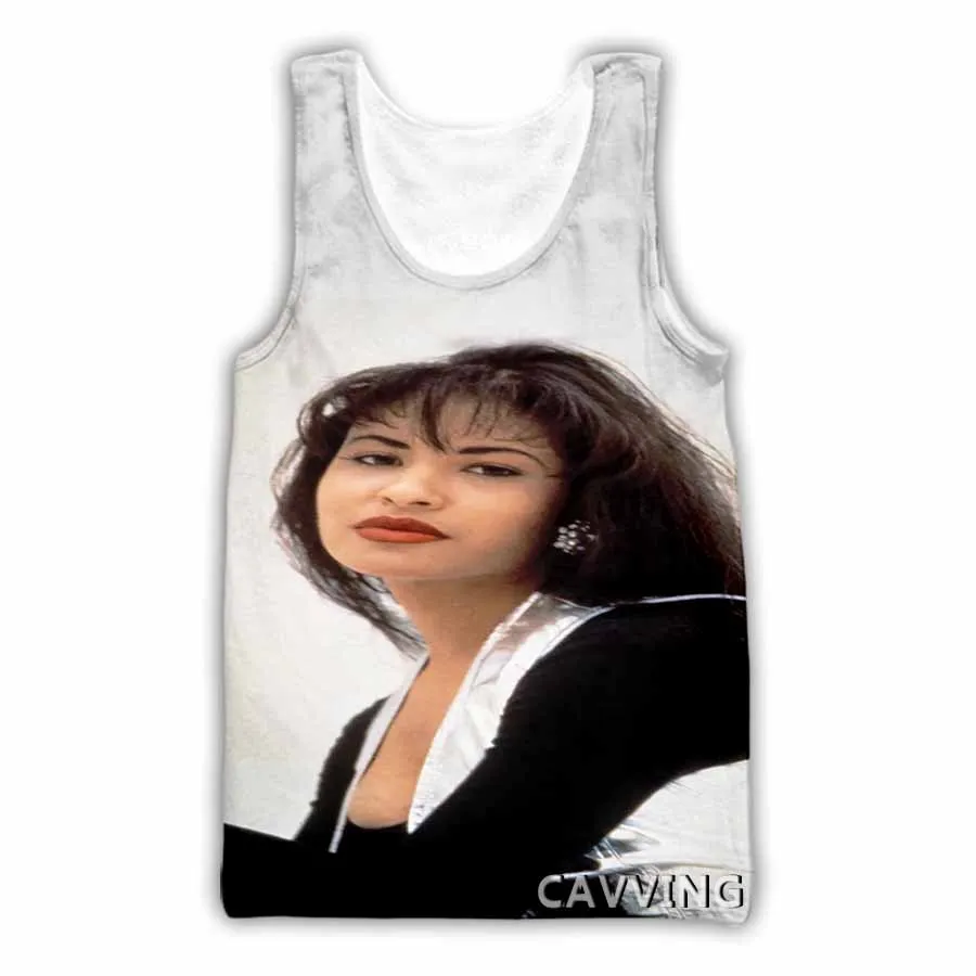 

Новинка, модные женские/мужские майки с 3D принтом Селены квиньиллы, жилеты в стиле Харадзюку, летние майки, рубашки, уличная одежда KK1