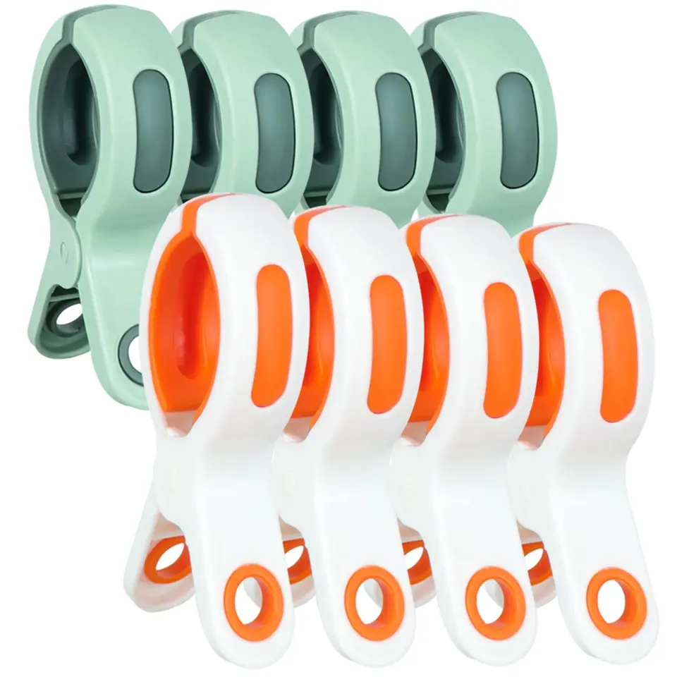 Large Windproof Beach Towel Clips for Outdoor Use