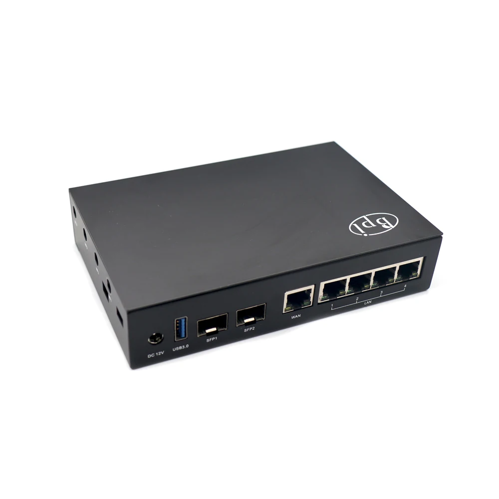 Banana Pi BPI R3 MediaTek MT7986 quad core Router Development Board 2G DDR RAM 8G eMMC Flash Support Wi-Fi6 5 GbE network port single board computer,mini development board,smart router