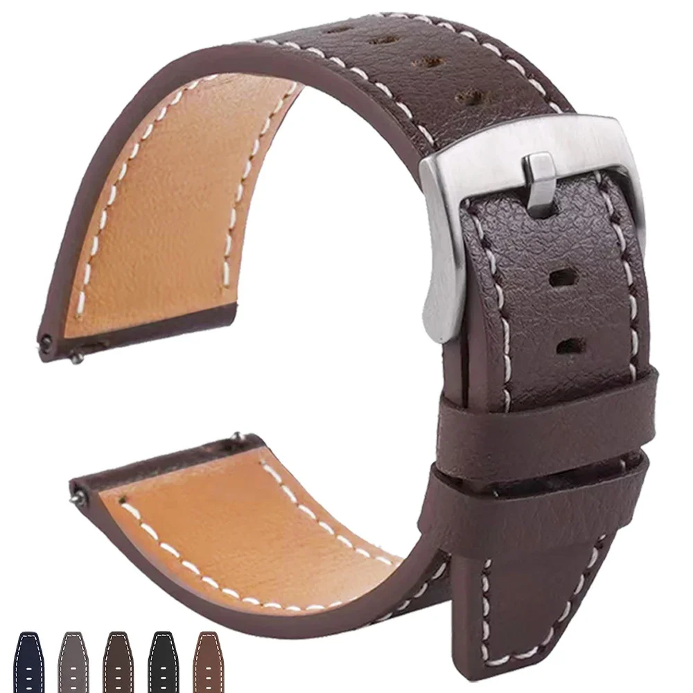 Cinturino Di Ricambio 22/20Mm Per Coros Pace 3/Apex 2 Pro/Apex Pro/Apex 42Mm 46Mm Cinturino Smartwatch Cinturino In Vera Pelle