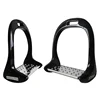 1 Pair Pedal Equipment Horse Stirrups Anti Slip Equestrian Safety Aluminium Alloy Riding Treads Lightweight Outdoor Sports 4