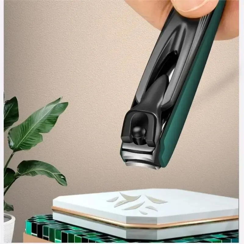 Stainless Steel Nail Clippers Splash Proof Nail Clippers Clipper Cuticle Trimmer Large Beveled Clipper Set nail clipper set