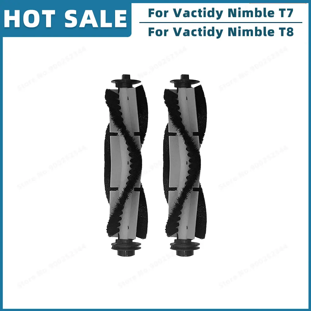 Pezzi di ricambio per aspirapolvere robot Vactidy T7/T8, 1 spazzola principale, 6 spazzole laterali, 6 filtri HEPA, 3 accessori per mop (confezione da 16