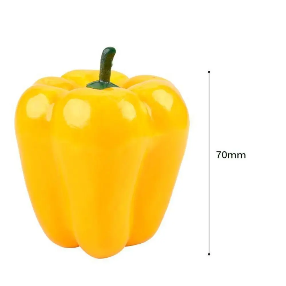 12PCS Random Delivery Artificial Fruits Lifelike Vegetables Food Model Kitchen Landscape Home Decor Desktop Ornament Photo Prop