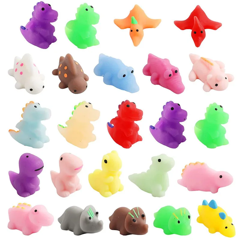 Mochi Squishy Toy Dinosaur Sensory Fidget Stress Relief ADHD Autism Anxiety Therapy Kids Toys Party Favors Classroom Prize squeeze stress ball toy