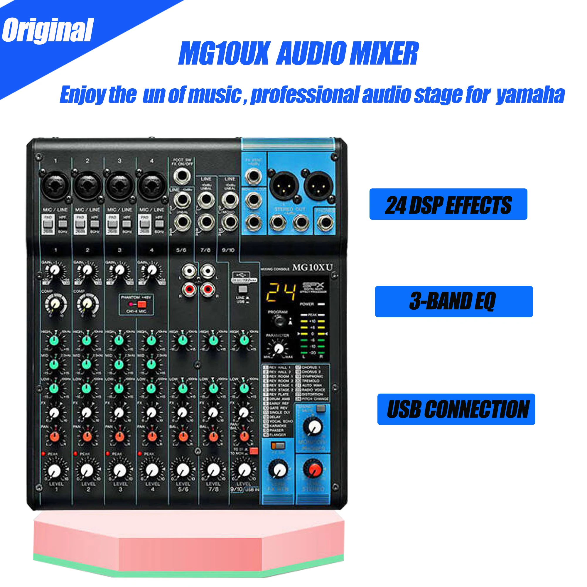 Original MG10XU 10/12 channel Professional Mixing Console DSP Sound USB