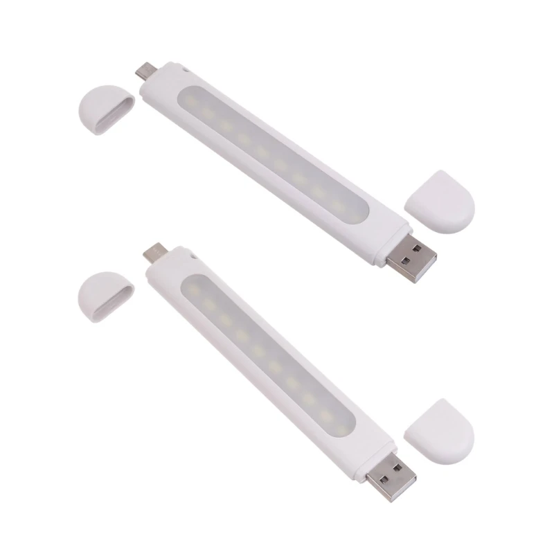

Small USB LED Light with 10 LED Beads Night Lamp o USB or Type Interfaces For Power Banks and Laptops