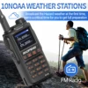 Baofeng BF-18L Walkie Talkie Tri Band Wireless Copy Frequency 999CH NOAA Long Range Type-C VHF UHF Portable Ham Two Way Radio 5