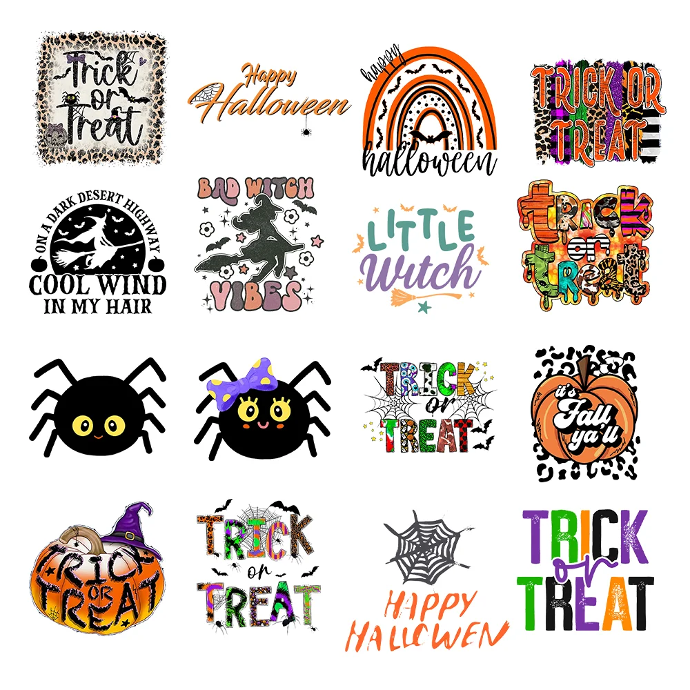 HalloweenIrononTransfersPatchesHeatTransferIronPatches