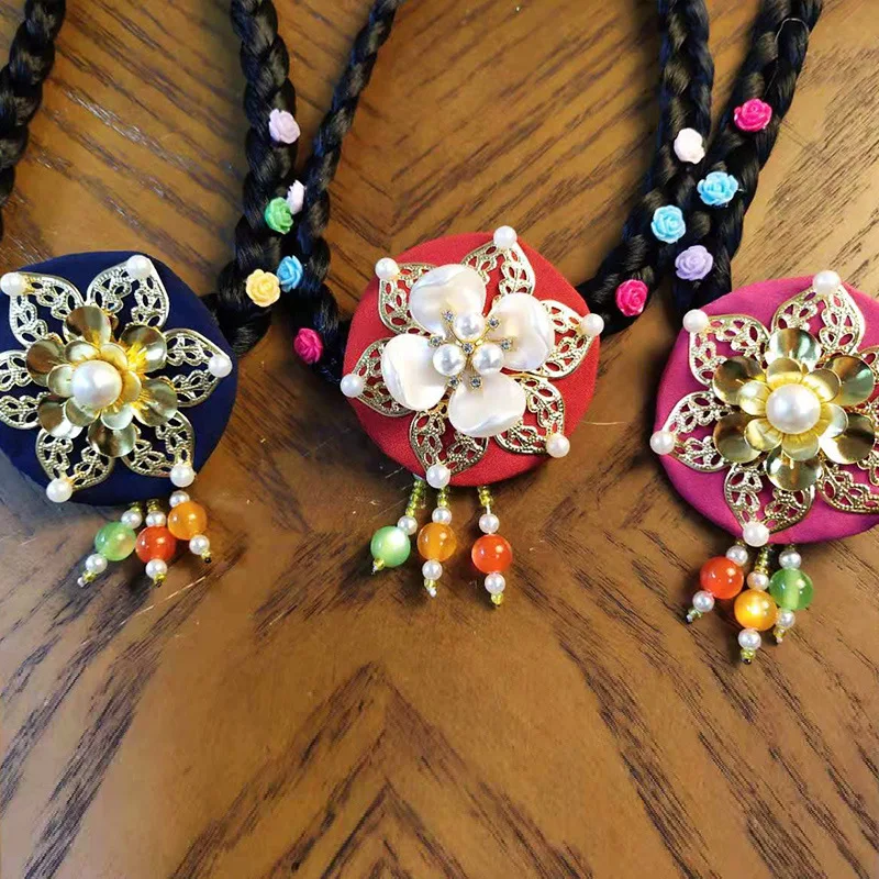 

Головные уборы Hanbok, старинные аксессуары для взрослых и детей, подарки на день рождения, костюм для выступлений, Женский костюм в Корейском стиле Hanbok