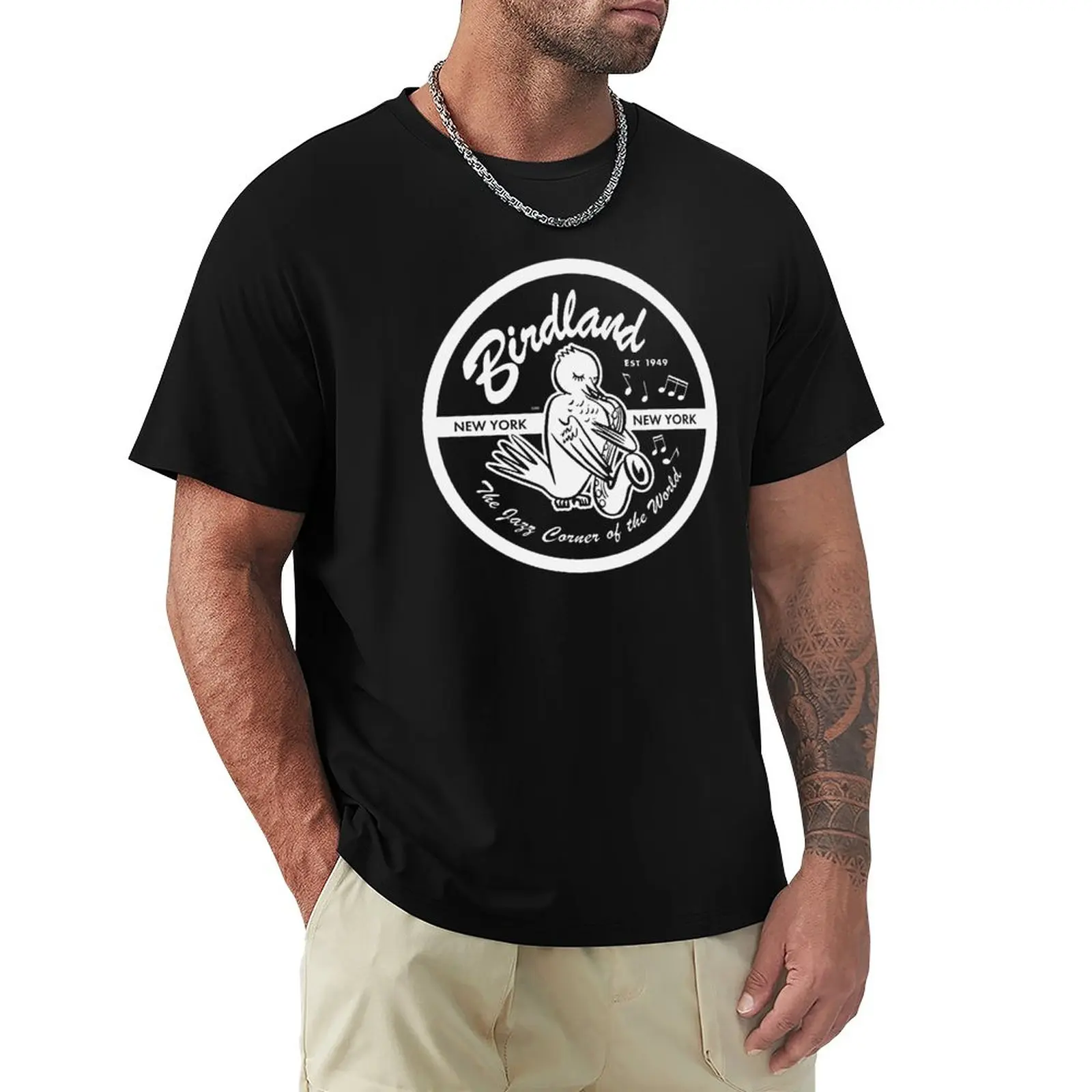 

Men's t-shirts brand Vintage Venue: Birdland Jazz Club T-Shirt humor t shirt shirt t shirt man mens graphic t-shirts pack