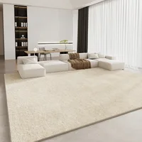 Cream Style Living Room Sofa Large Area Carpets Beige Bedroom Bedside Carpet Soft Comfortable Cloakroom Balcony Rugs IG Alfombra 1