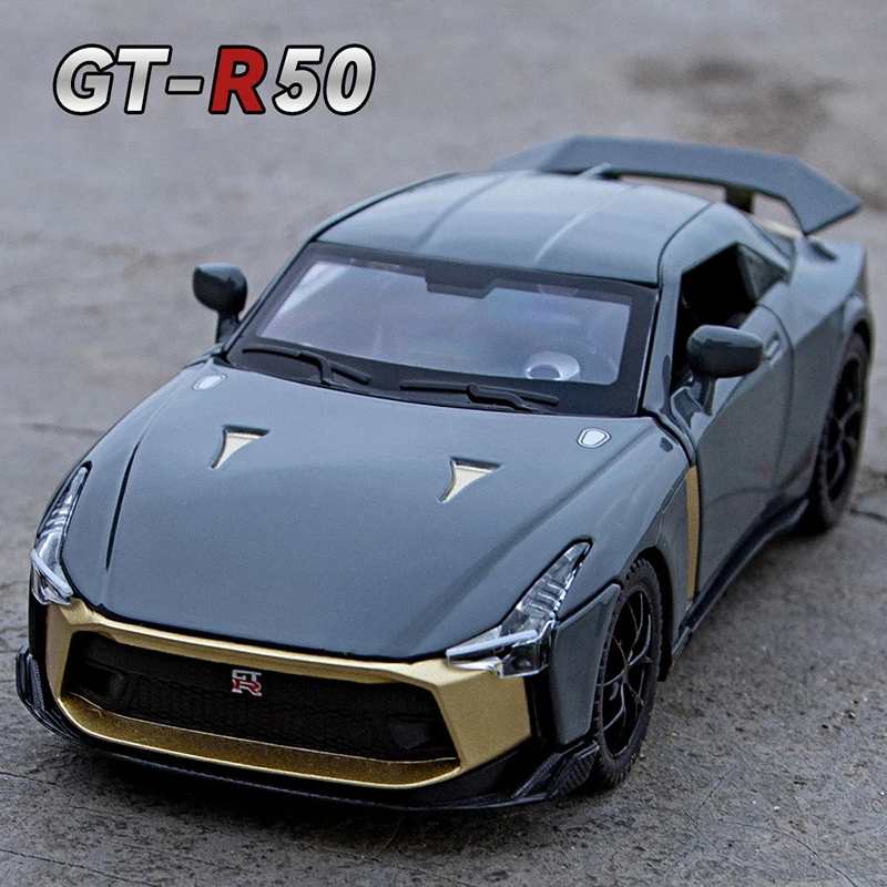 

Модель автомобиля Nissan GTR50 Ares из сплава, 1:32