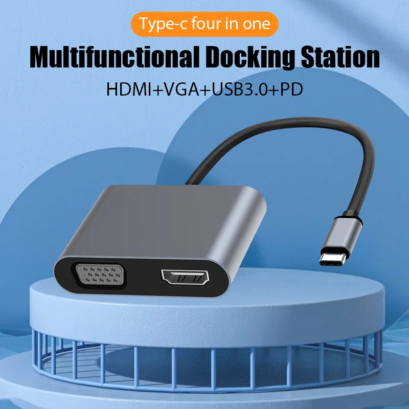 USB C Hub Docking Station with HDMI and USB 3.0 for Macbook