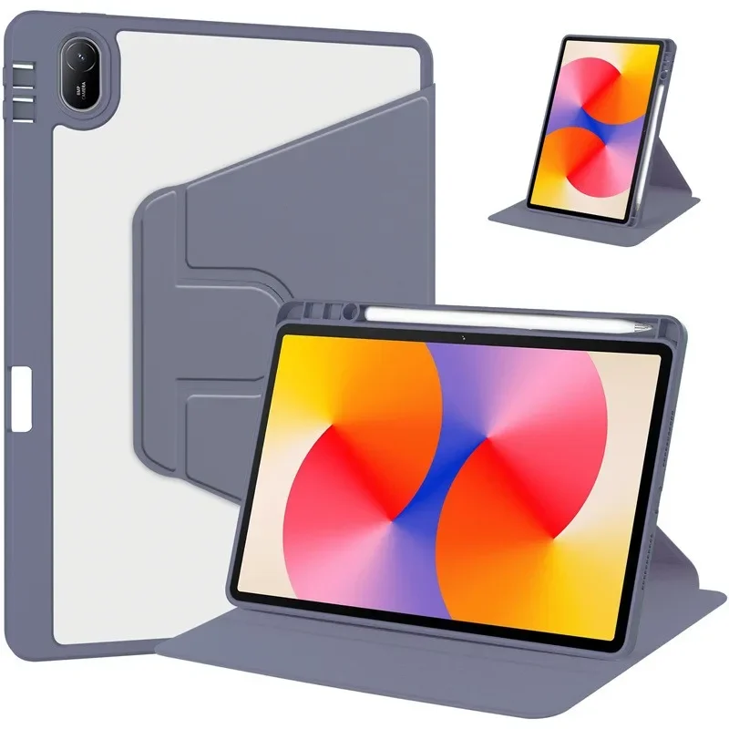 Premium 360° Rotating Acrylic Leather Back Cover