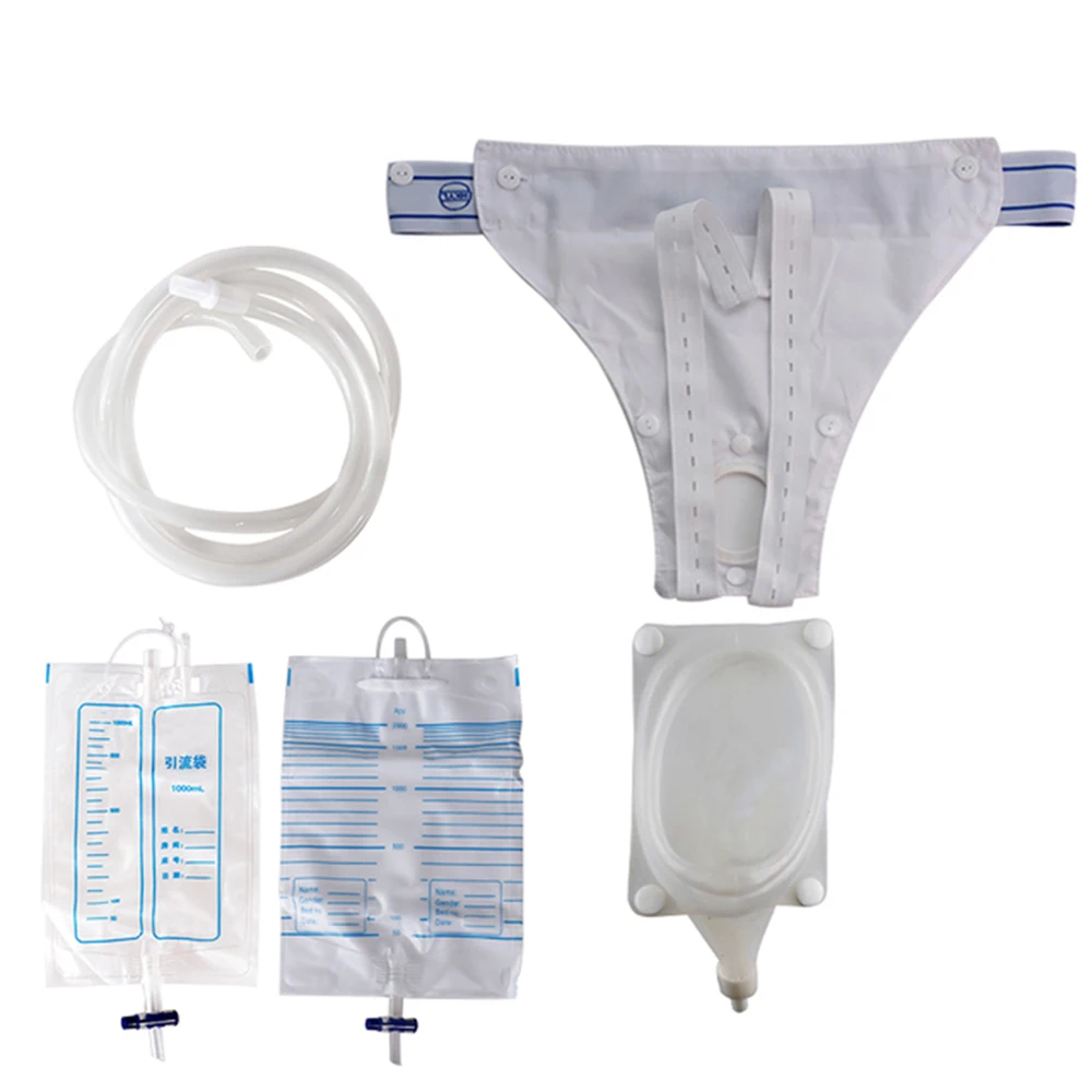Urine Collector for Men Urinals Male and Female Urinary Incontinence Reusable Urine Bag Portable Collection Bag Health