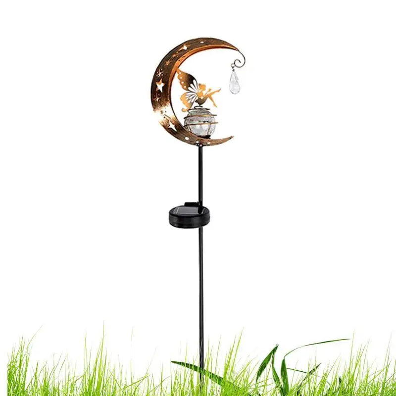 

Outdoor Solar Lights Solar Garden Lights Garden Crackle Glass Globe Stake Lights Waterproof LED Lights For Garden Lawn Patio Or