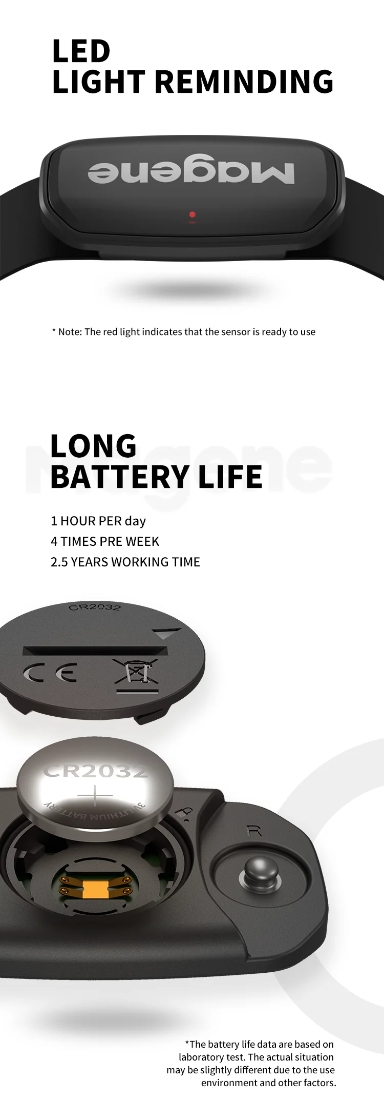 Heart Rate Magene S3+ Test Magene H64 ANT Bluetooth Heart Rate