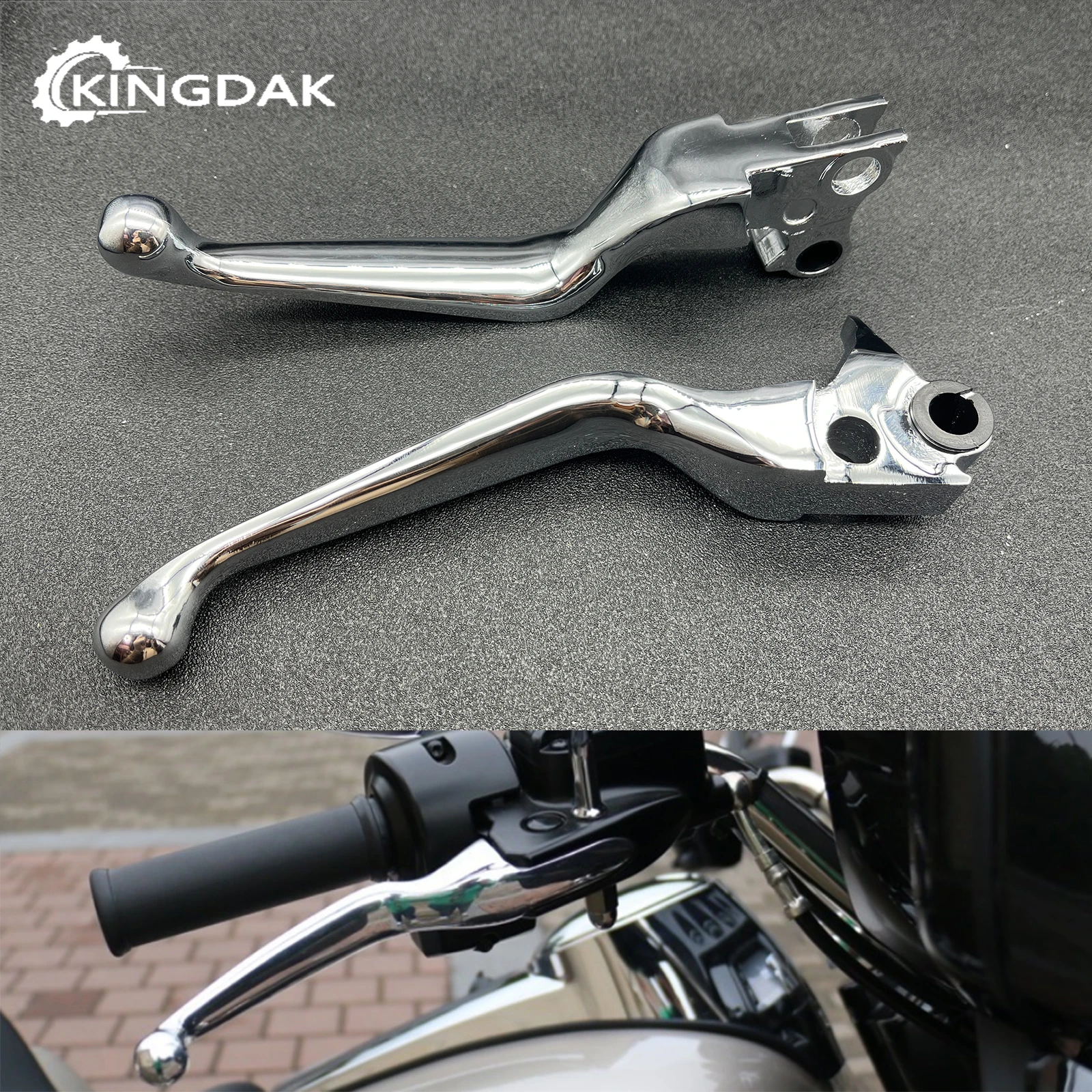 Chrome Motorcycle Brake Clutch Levers Brake Clutch Lever Harley