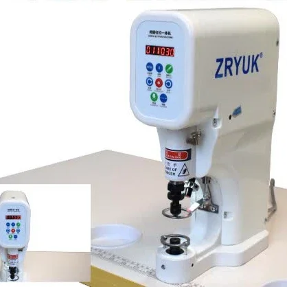 

Automatic Metal or Plastic Button Machine Snap Button Hole Pressing Machine for Lanyard metal clasp nail Buttons Eyelets