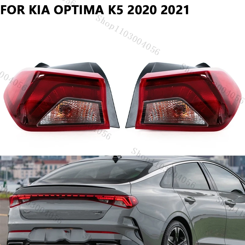 

For Kia Optima K5 2020 2021 92401L2100 92402-L2100 Car Taillight Rear Turn Signal Light Brake Lamp Foglamp Reversing Light