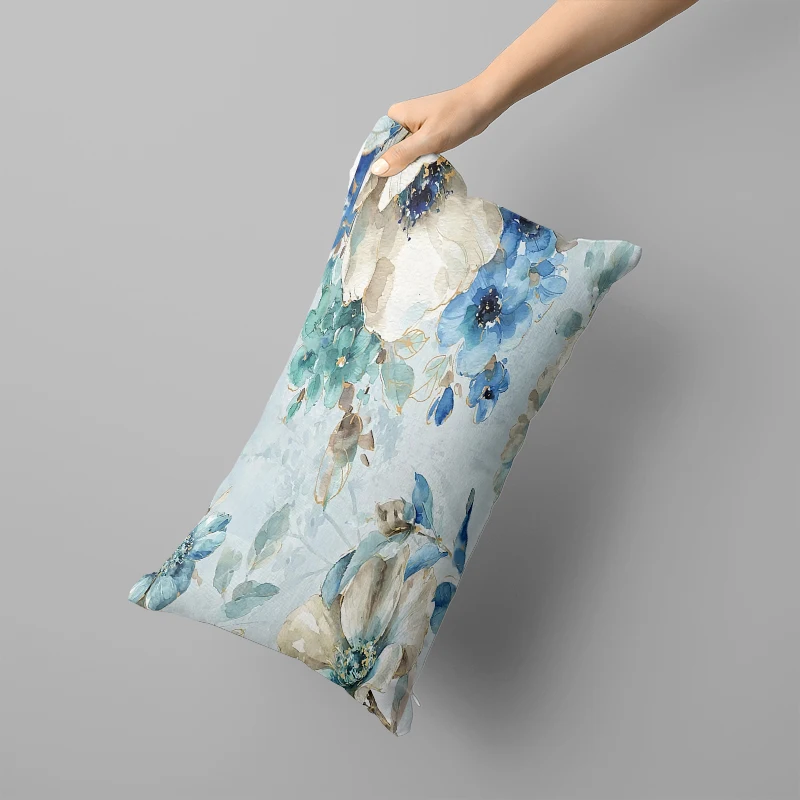 Cute Flower Cushion Cover Long Pillowcase Home Decoration Removable and Washable Multiple Sizes 30x50, 40x60, 50x70 4