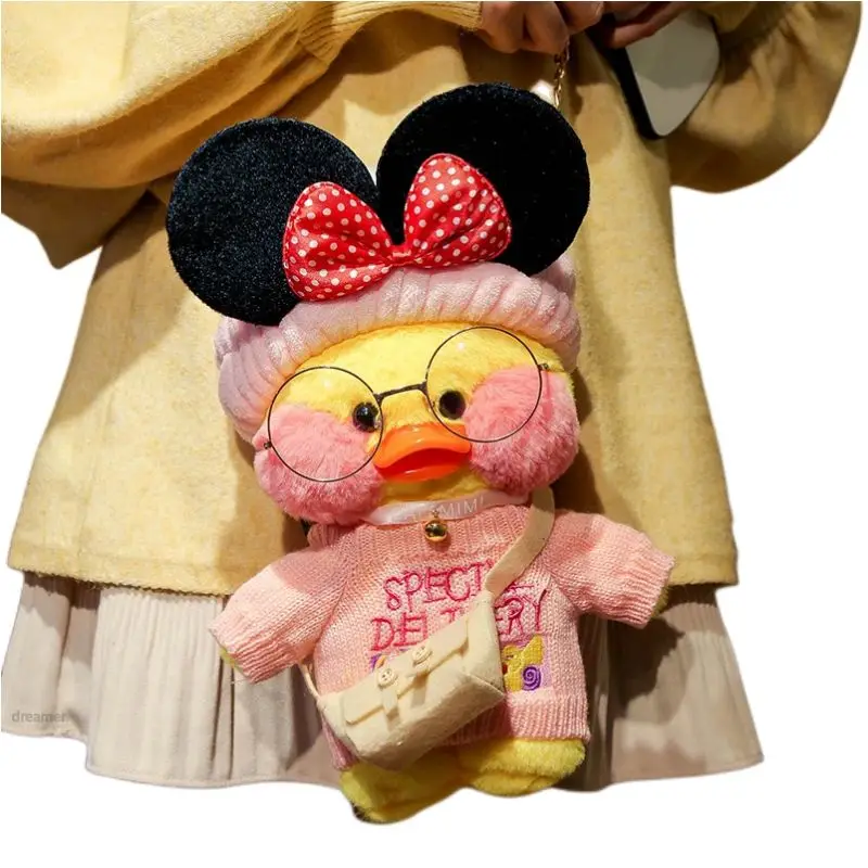 

Hyaluronic acid duck cross-body bag doll small duck small yellow duck bag high quality birthday Xmas gift for kids